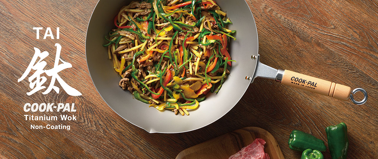 COOK-TAI Titanium Wok Non-Coating