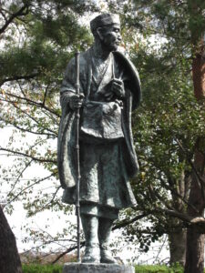 松尾芭蕉の銅像